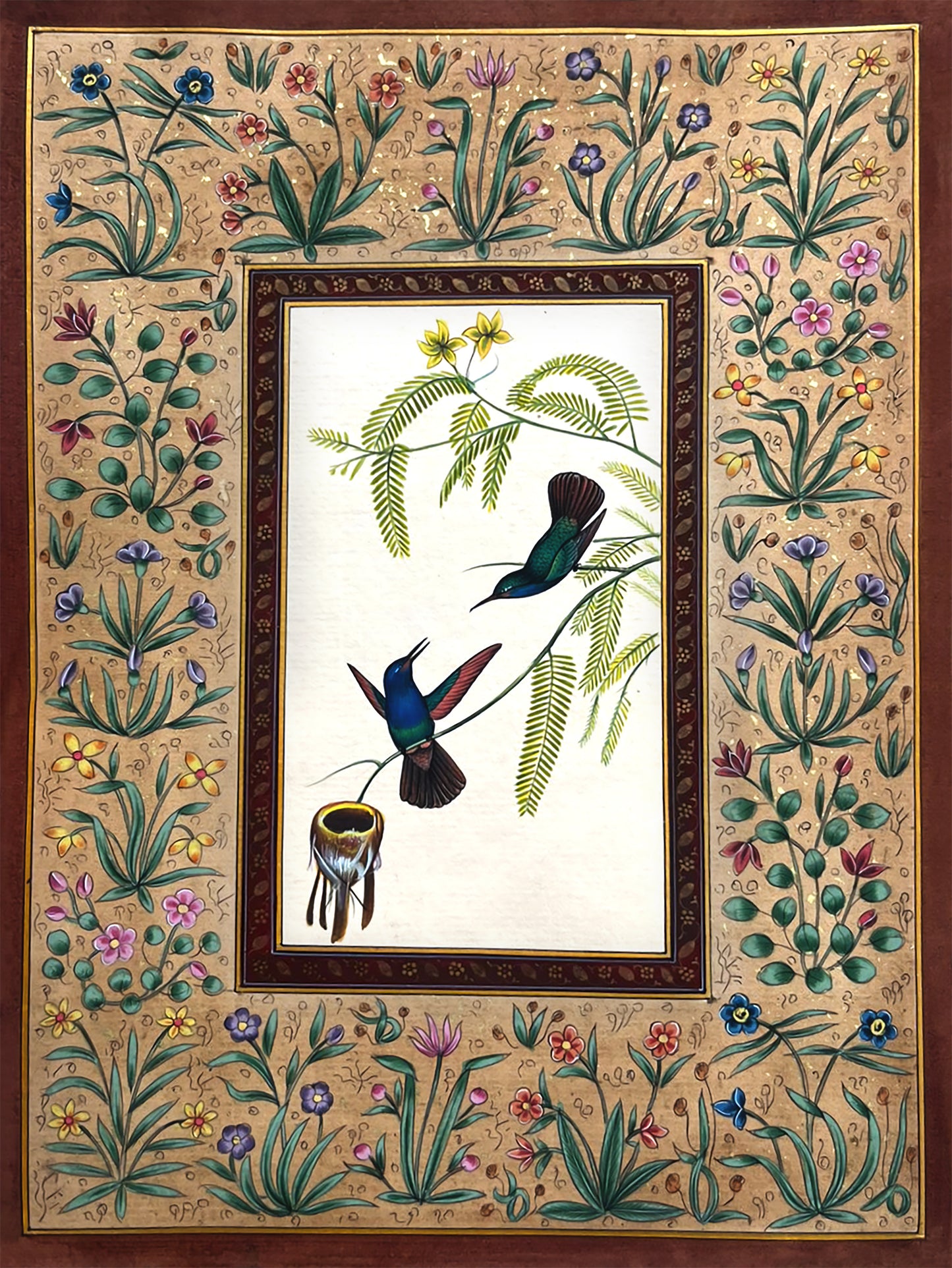 Hummingbirds Feeding