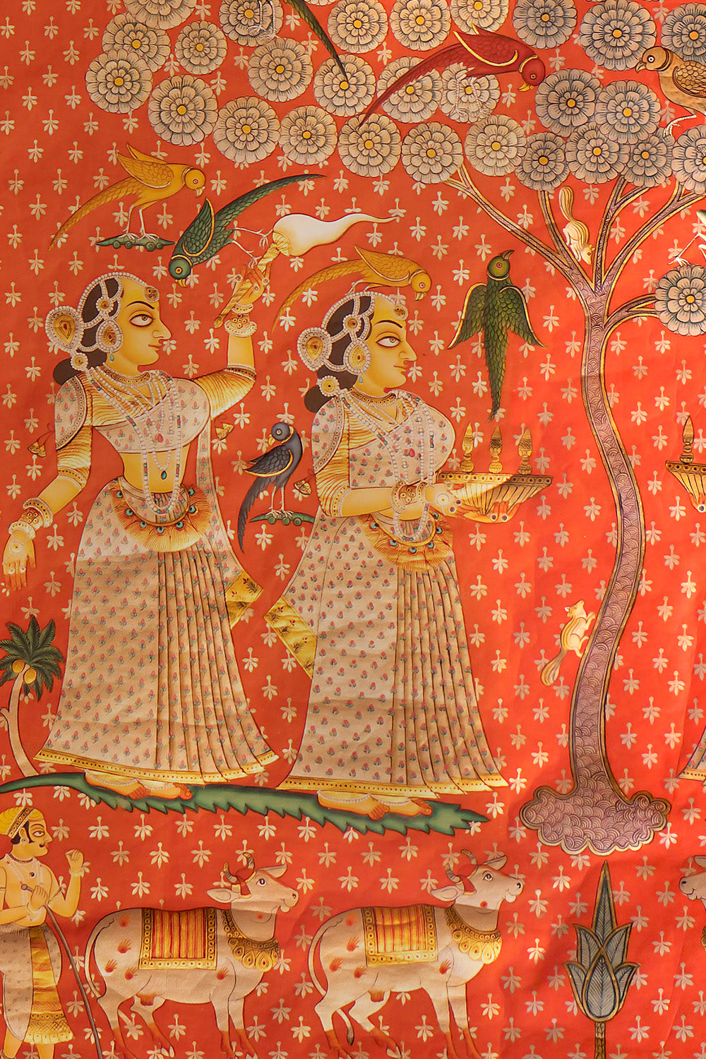 Worshipping the Kadamba tree