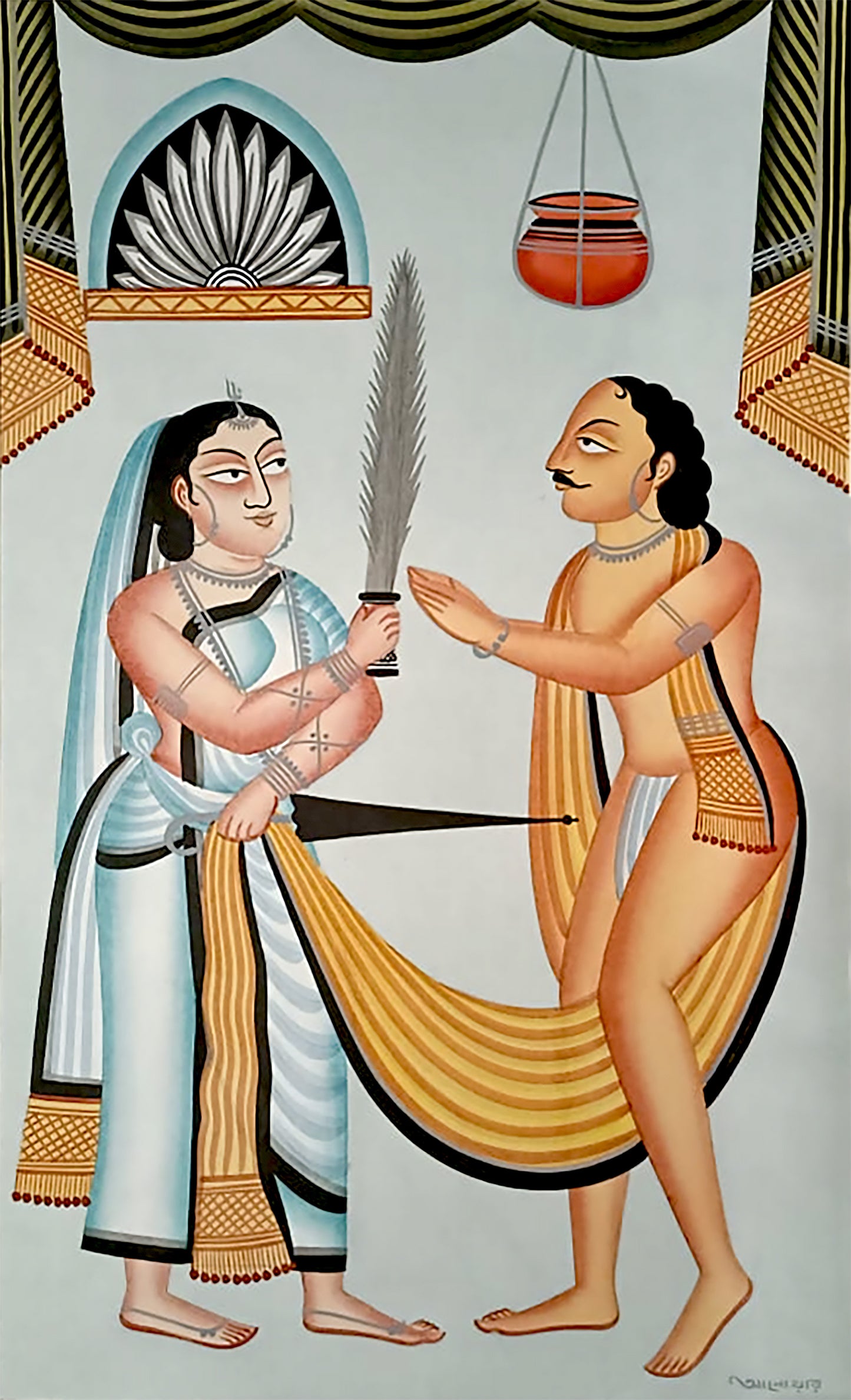 Baiji Ghar Mein Jamidar Vastra Haran