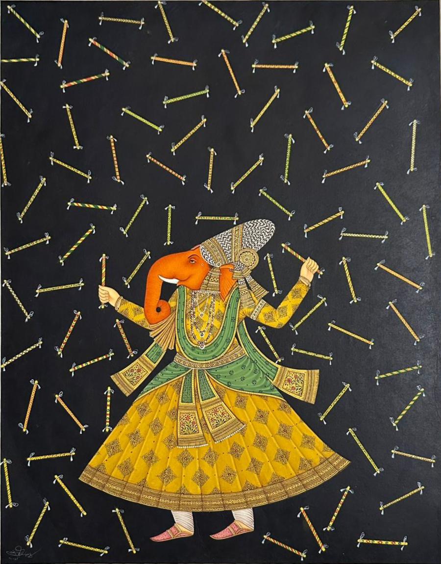 Joyful Ganesha