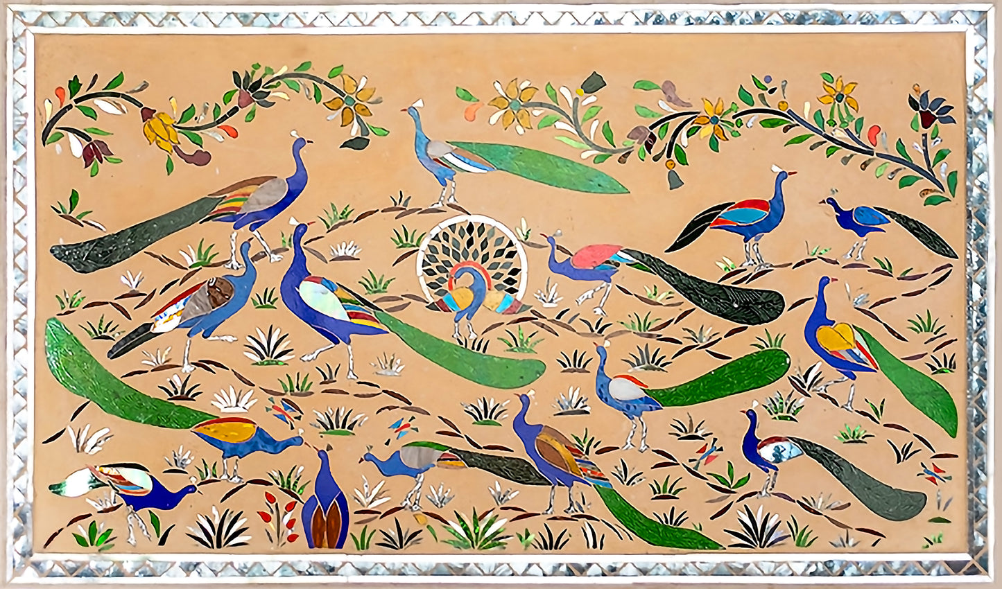 A pride of peacocks