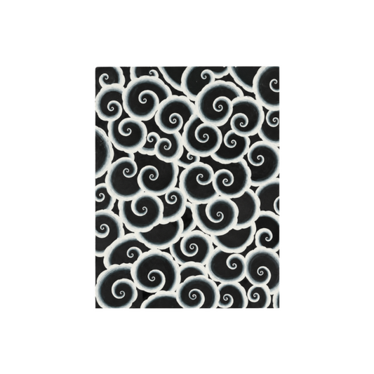 Cloud-Scroll Whirlpool in Ink