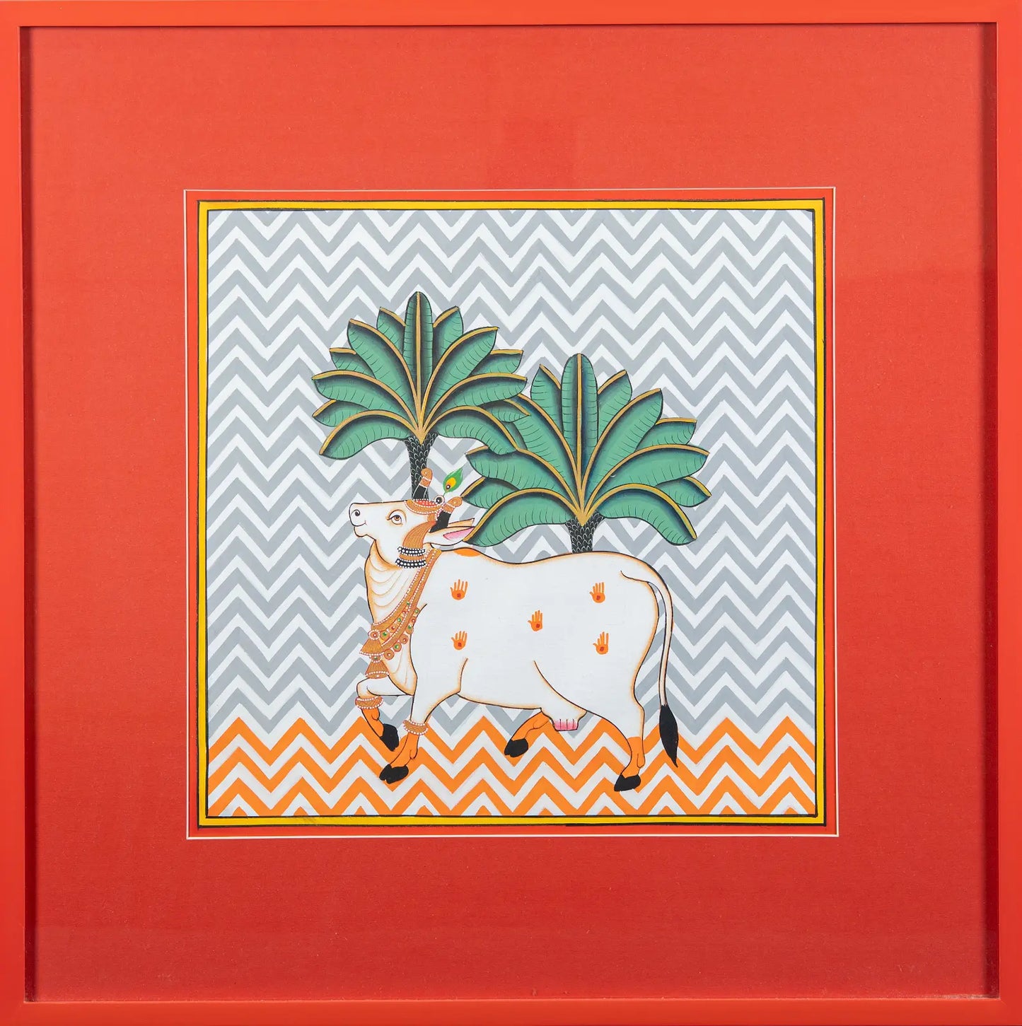 Divine Cow Folk Art