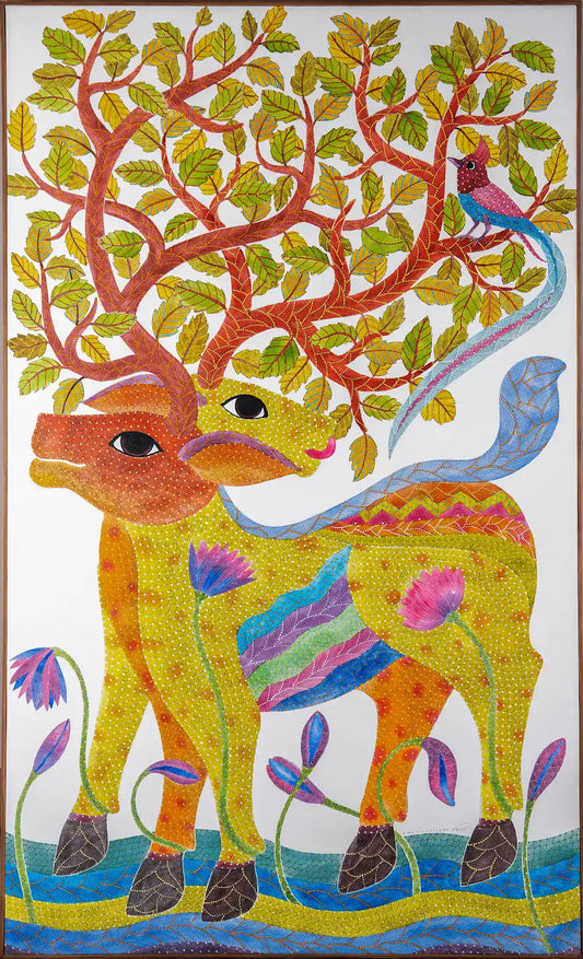 Deer with His Branches