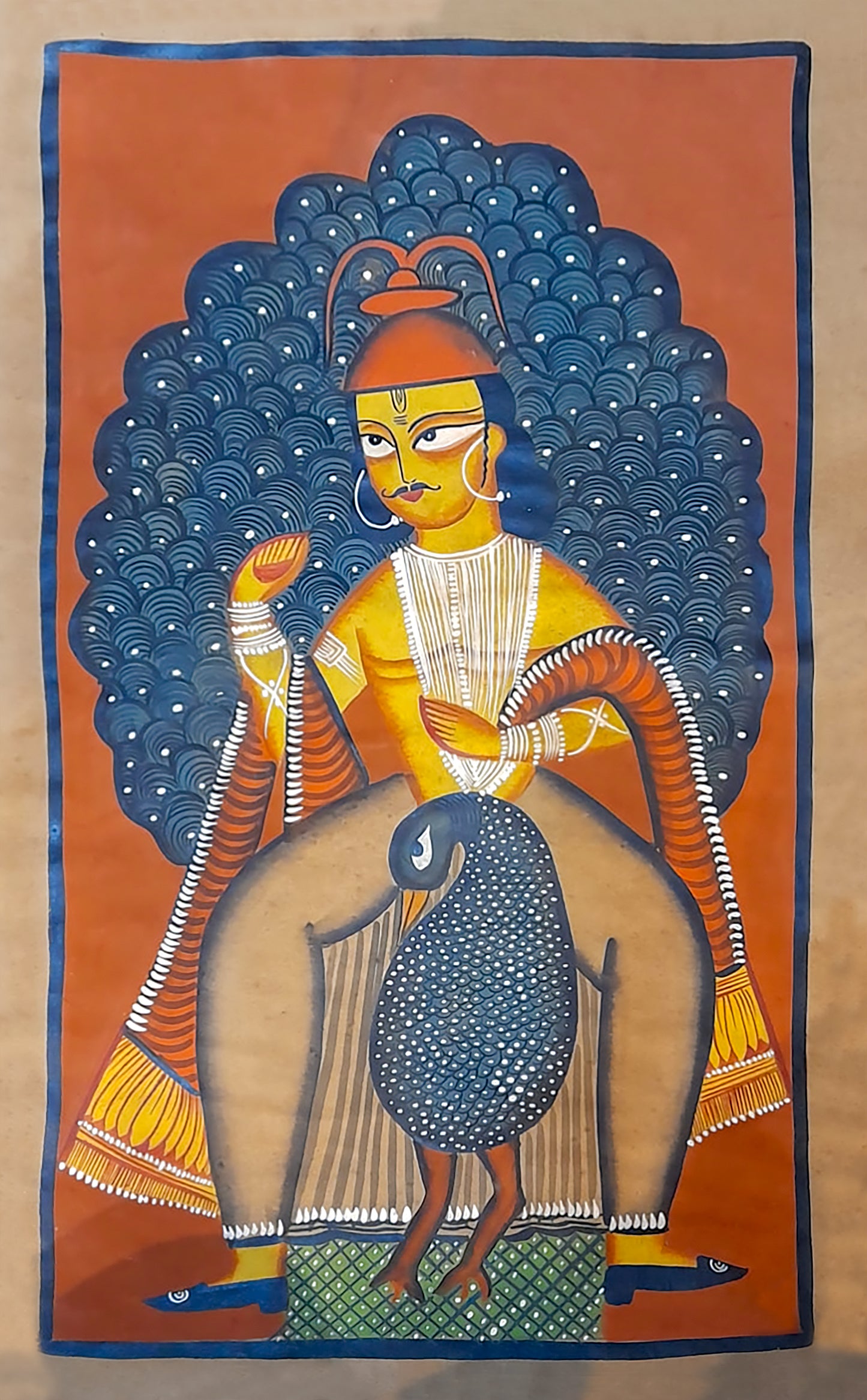 Man with Peacock