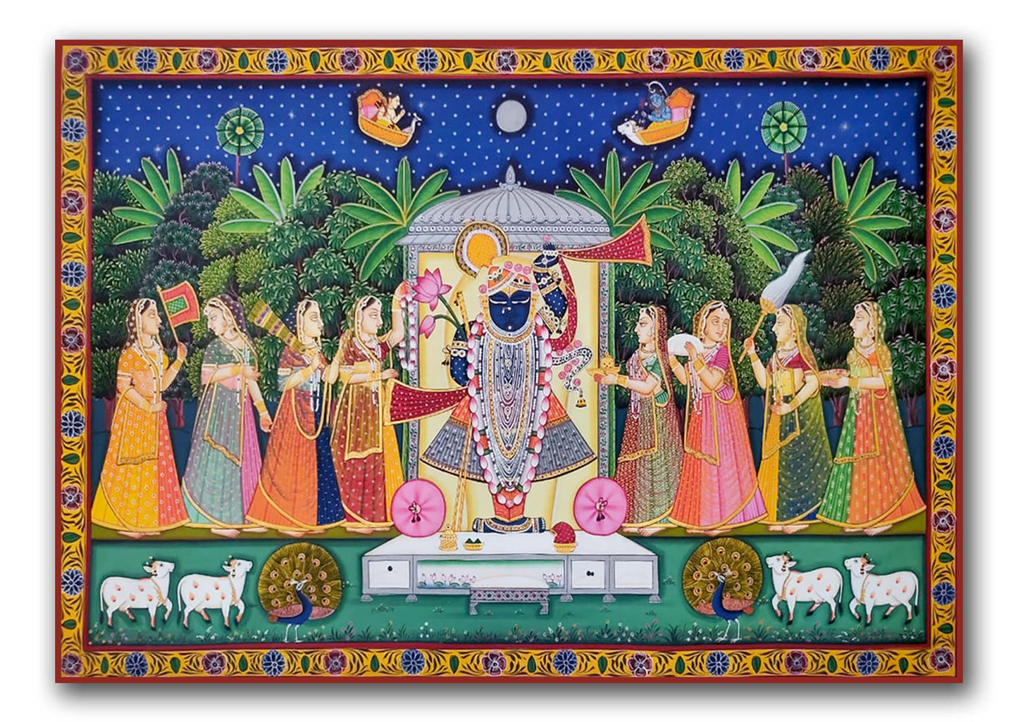 Gathering on the night of Sharad Purnima