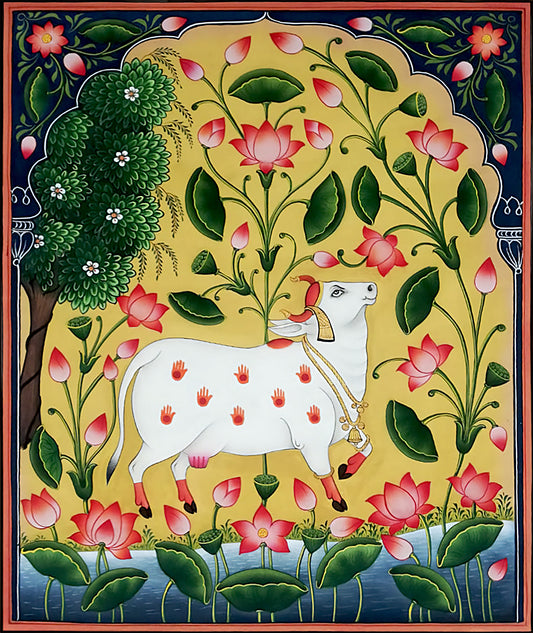 Contemporary Cow Pichwai