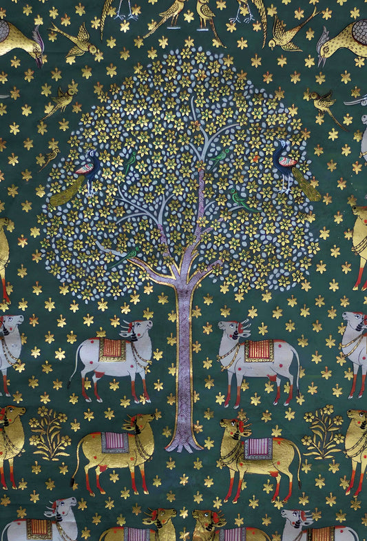 Gilded Gopashtami scene