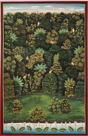 Mystic Vrindavan Canvas