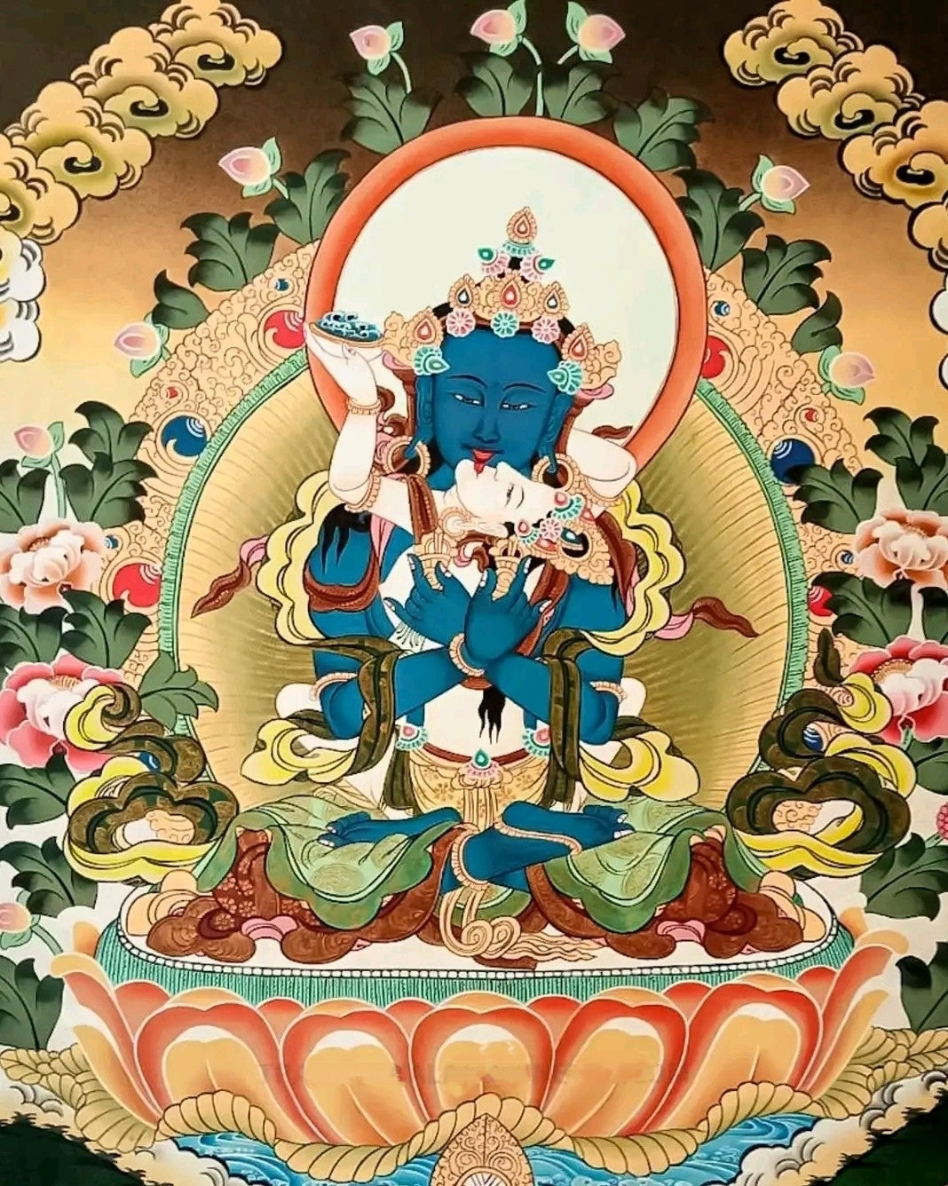 Vajradhara with Shakti