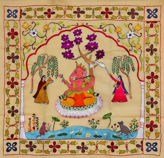 In worship to Ganapati