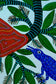 Playful peacock