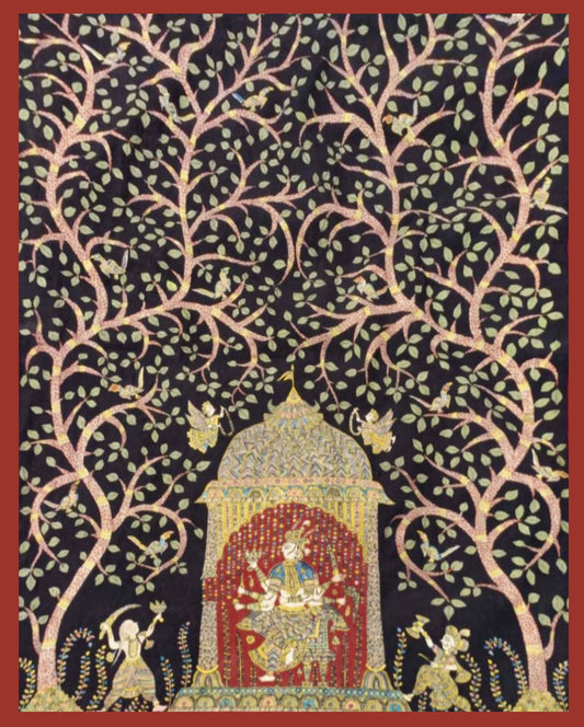 Bethak Jogni Mata With Tree Of Life