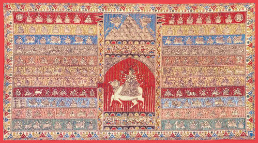 Durga Mata astride her Vahana