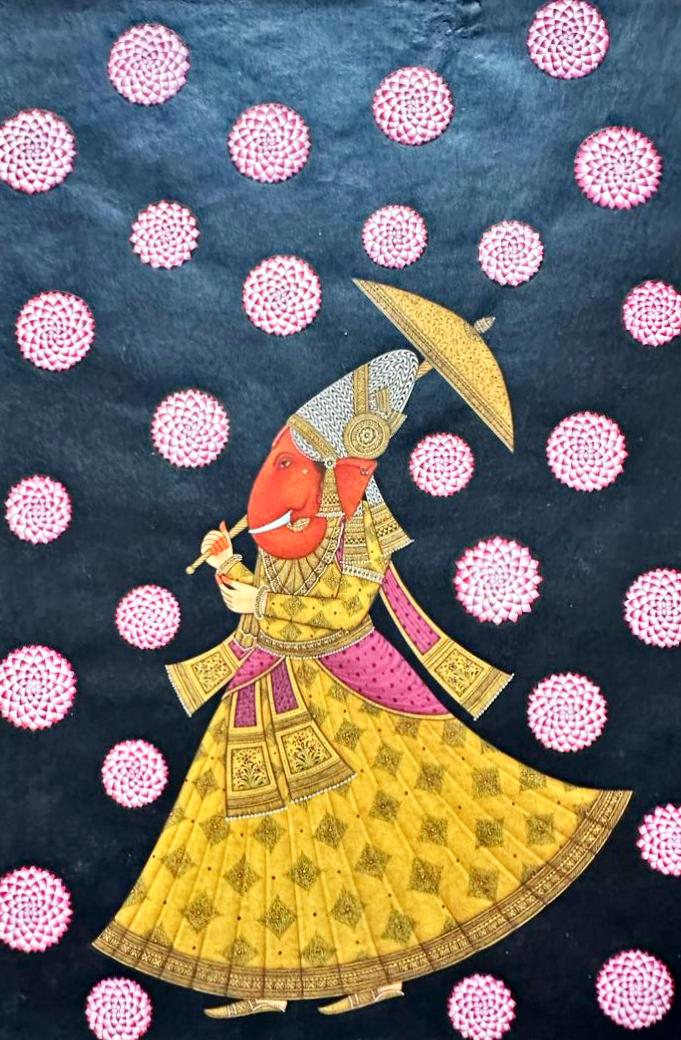 Ganesha with the Umbrella of
Blossoms