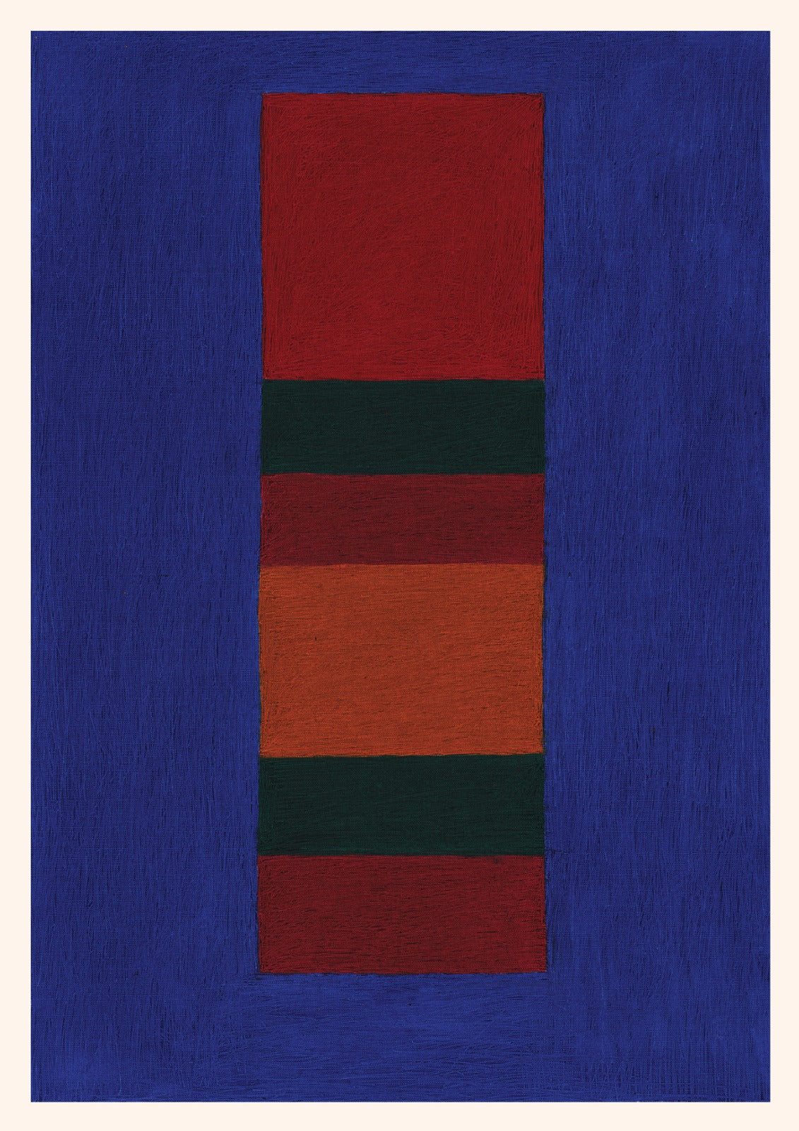 Pillar in Indigo