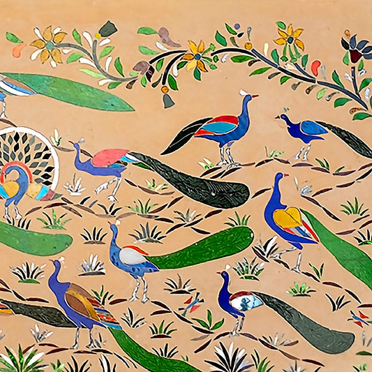 A pride of peacocks