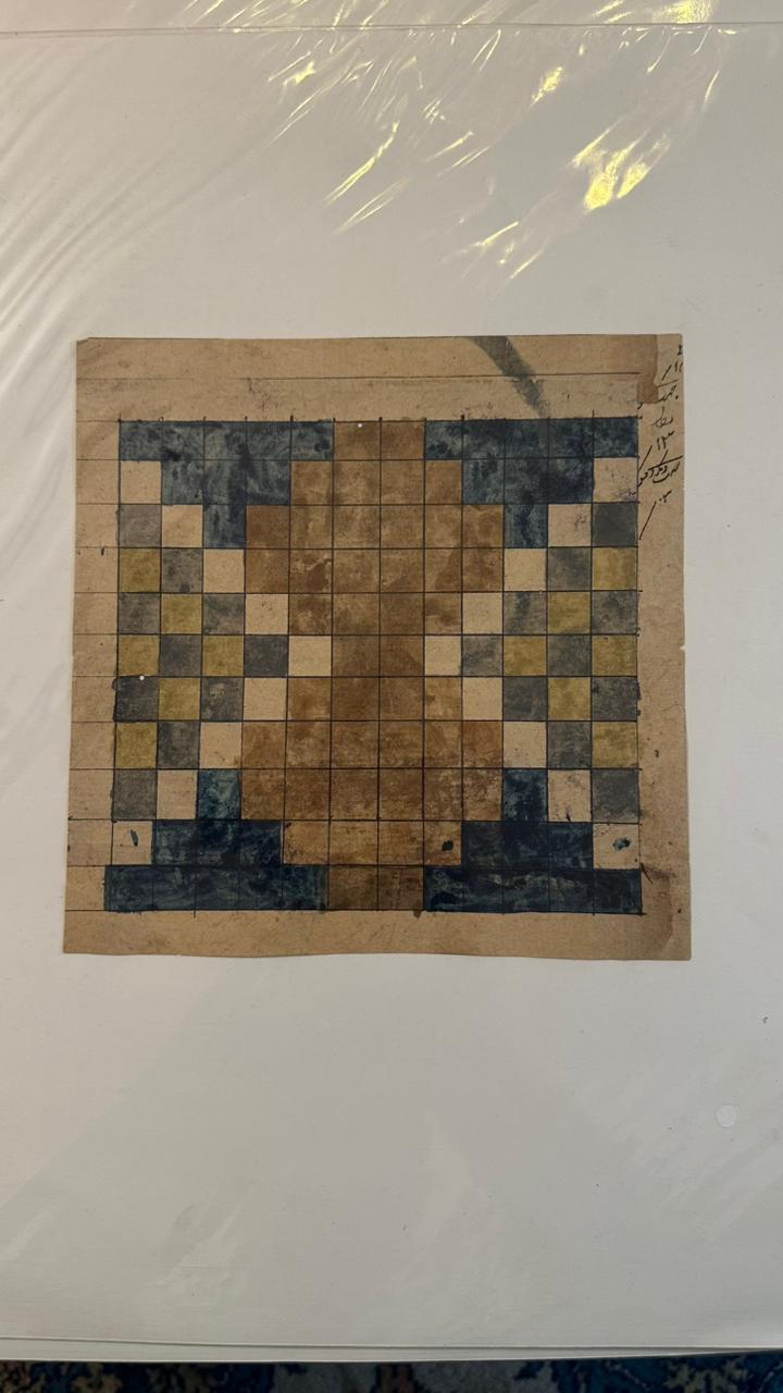 Olive Diamond Medallion Weaving Chart