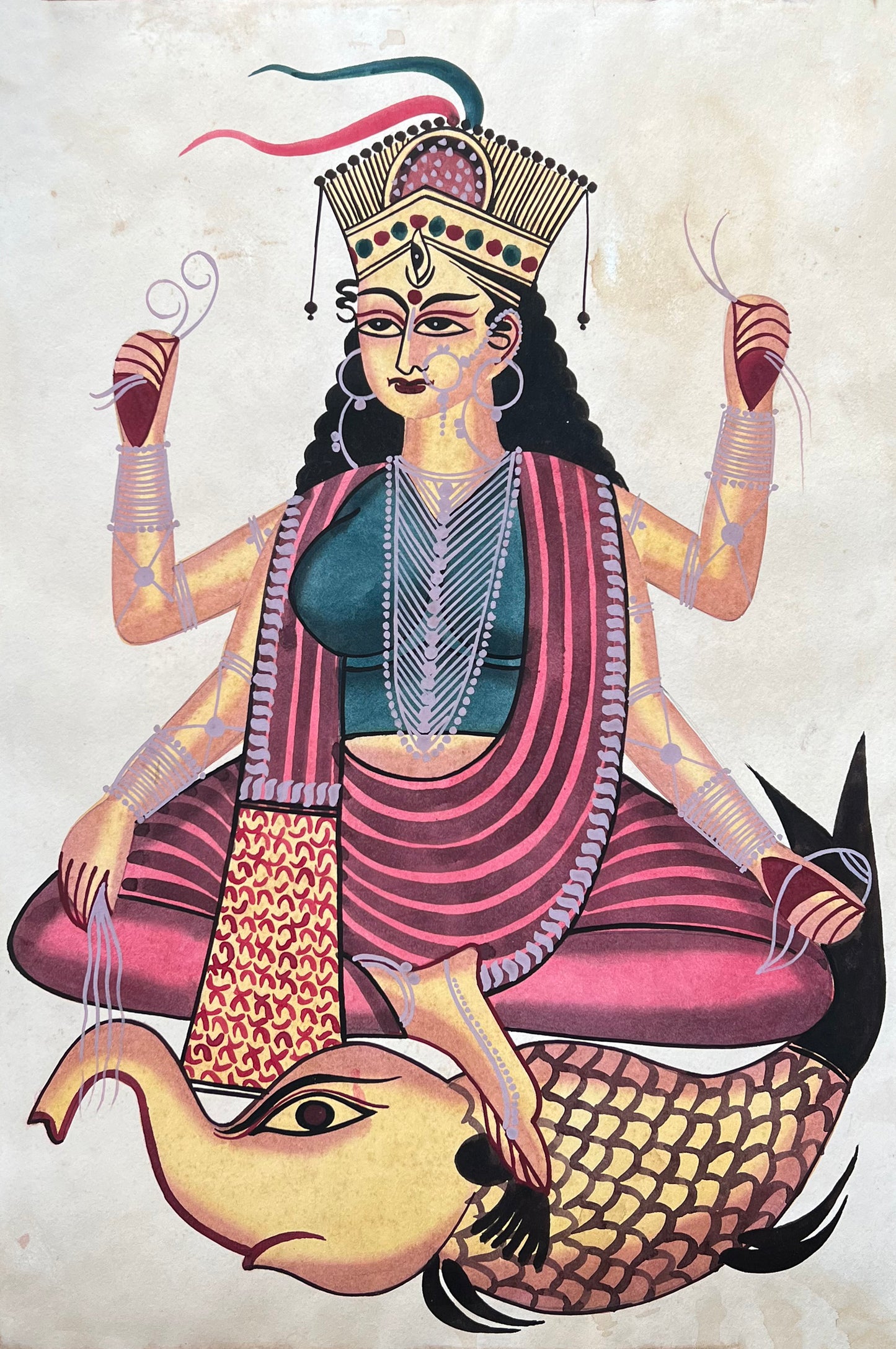 The Divine Personification of the Sacred Ganges