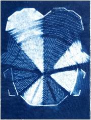 Indigo Pinwheel