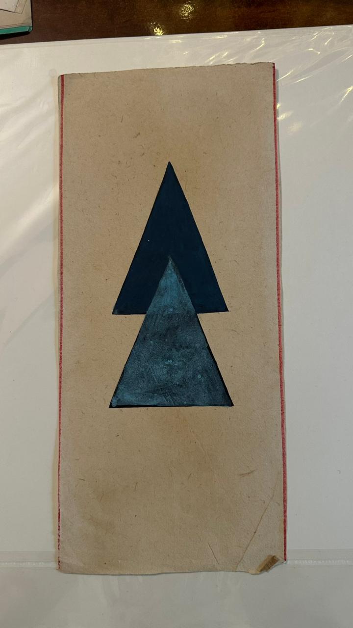 Teal Arrowhead Chevron
