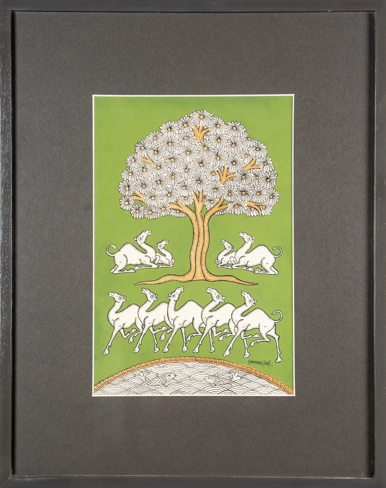 Tree of Life 1 - Camels on Green