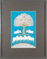 Tree of Life 2 - Cattle on Teal
